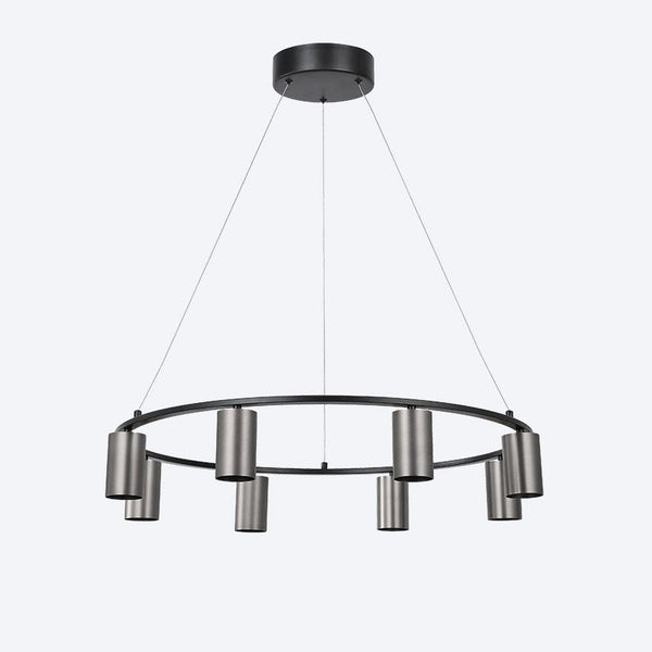 Round black ceiling deals light