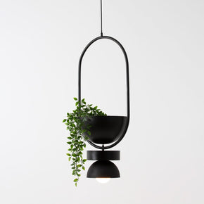 Belki Pendant with Cambio Shade B Black and C Black