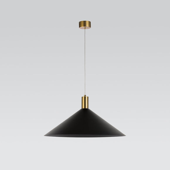 Cambio Shade H Large Black on Cambio LED Drop Brass