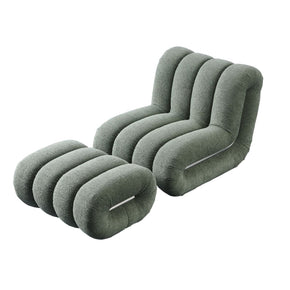 CARRARA RIBBED OTTOMAN