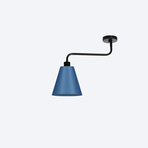 Hugo Ceiling Light with Cambio Shade D Blue