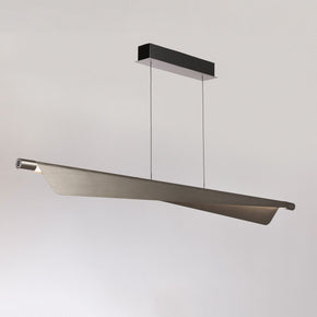 JAQUE ADJUSTABLE LED LINEAR PENDANT LAMP GREY ON