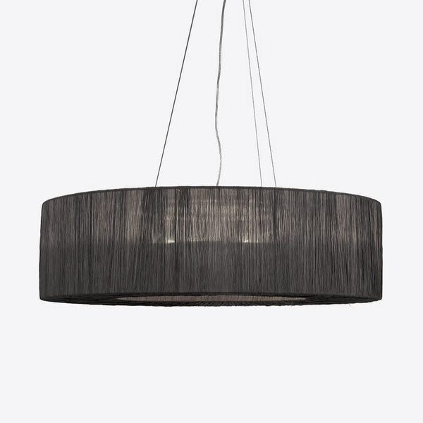 Halo 600 Pendant Lamp Grey 4 x E27 Diam: 600 x 250mm Drop: 1500mm